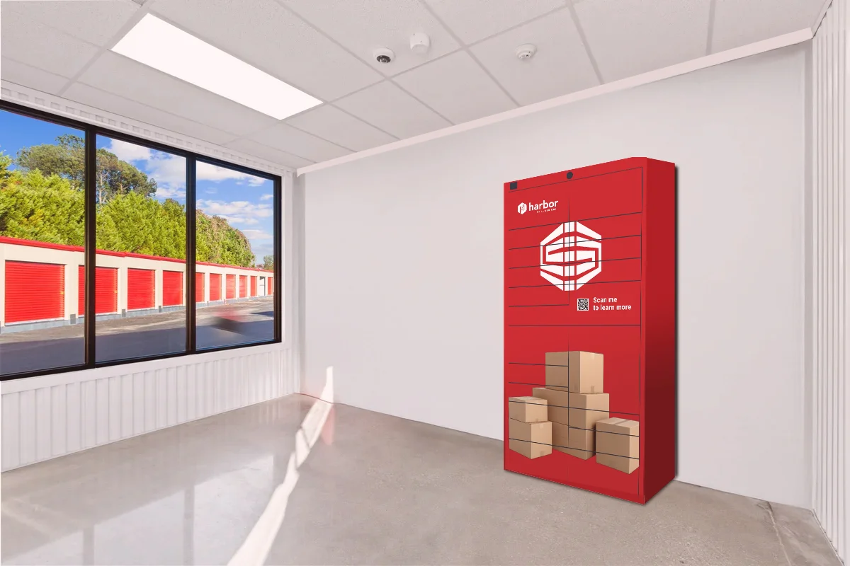 Self-storage by Harbor Lockers inside building